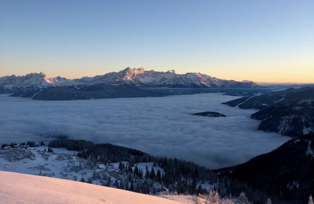 Berge im Nebel