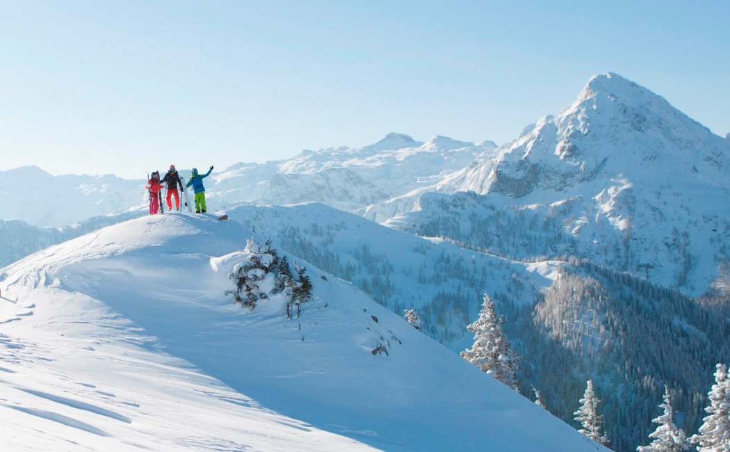 Skifahren im Snow Space Salzburg, Österreich