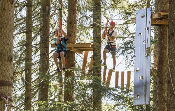 Klettern im Seilgarten © Wagrain-Kleinarl Tourismus / Erwin Haiden