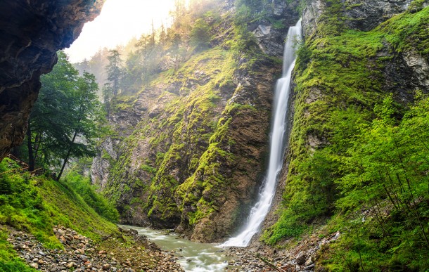 Wasserfälle in der Liechtensteinklamm