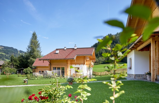 Chalets von der Seite