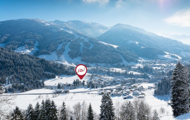 Lage des Lehenriedls in Wagrain